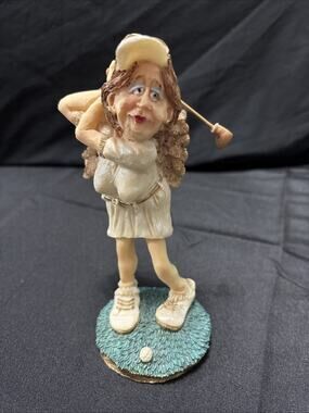 Madge Driver By Raz Imports, Golf Figurine Collectible, Garden, Grannies Friends